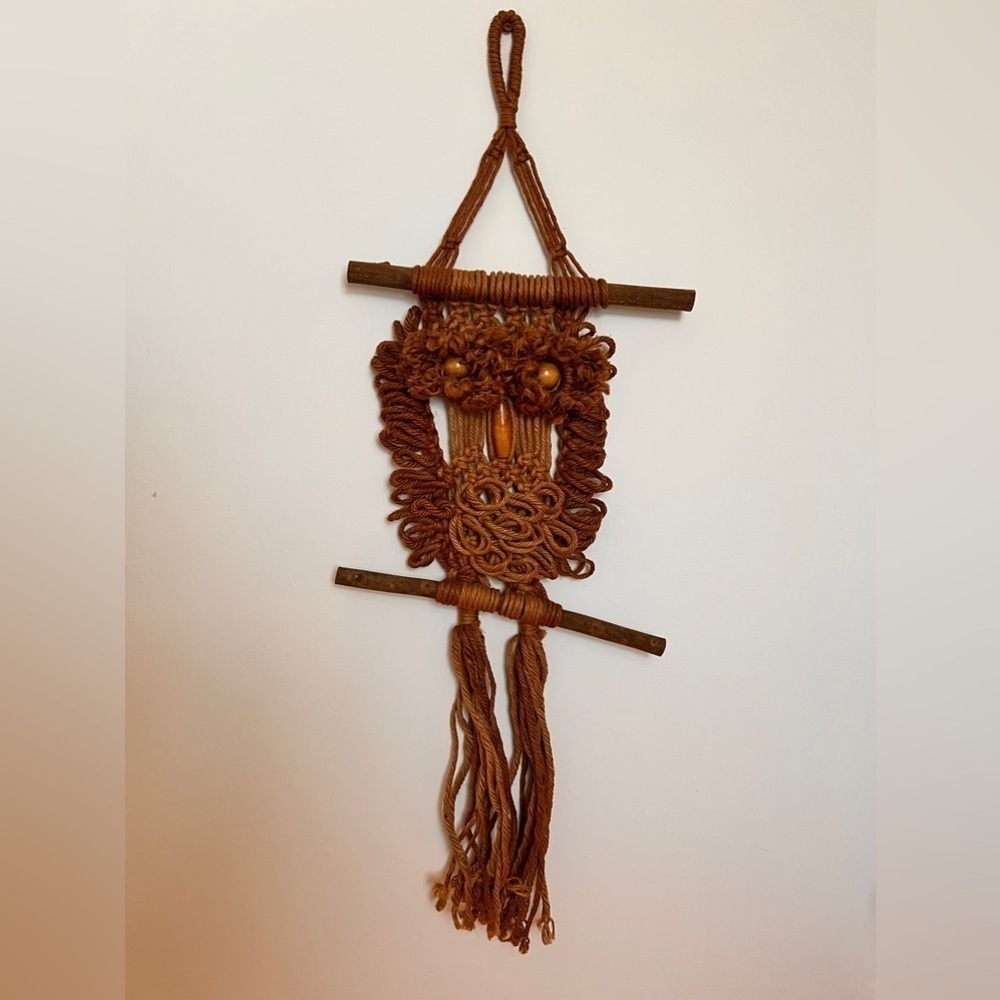 70’s Owl Wall Hanging